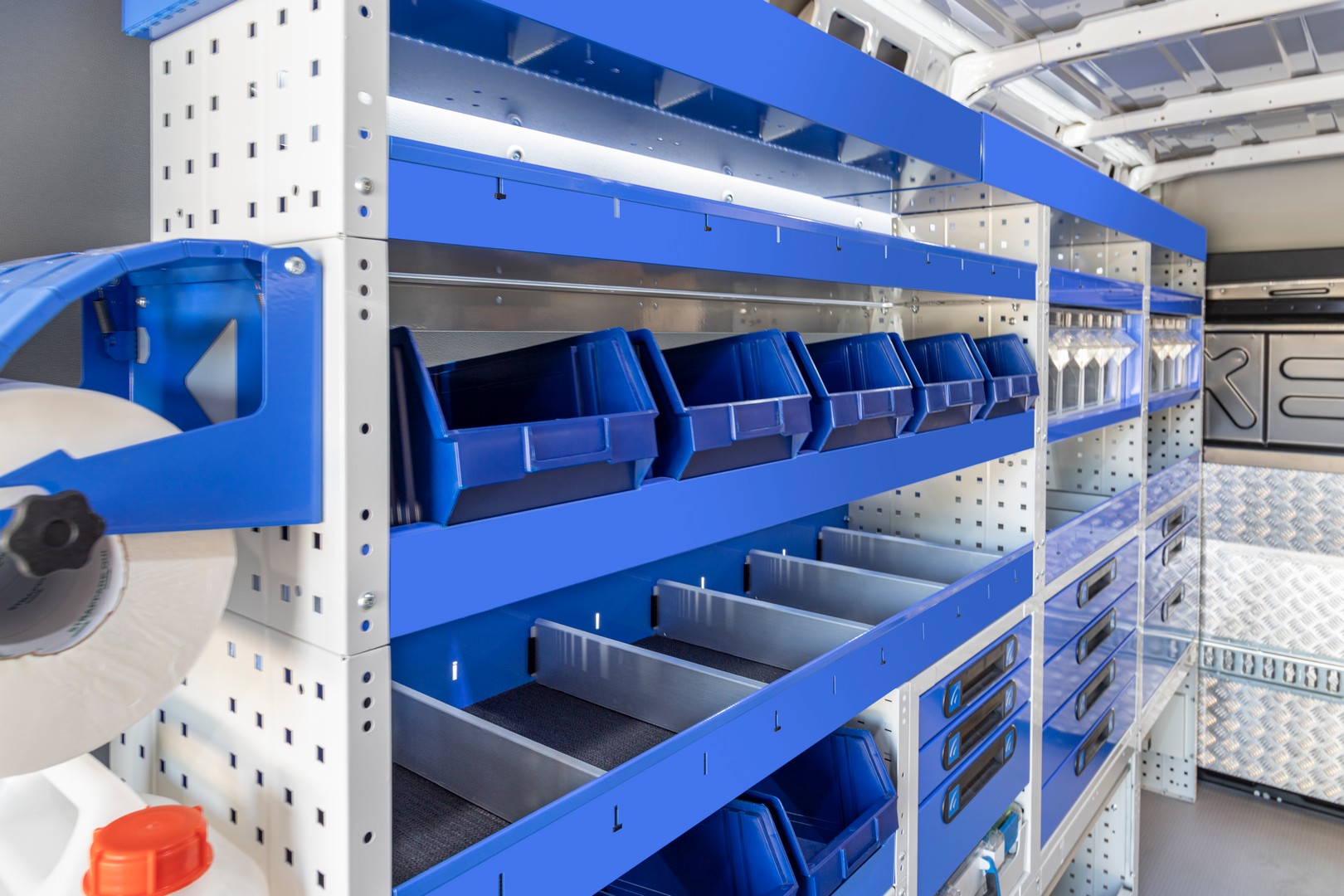 Tecnolam bedrijfswagen inrichting